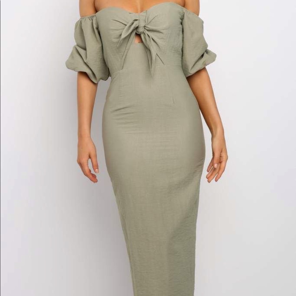 Ophelia dress - olive